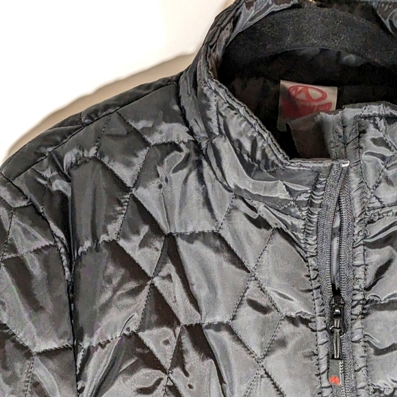 Marker Black Quilted Puffer Zip Up Women's Ski Jacket Size Large - Picture 4 of 10